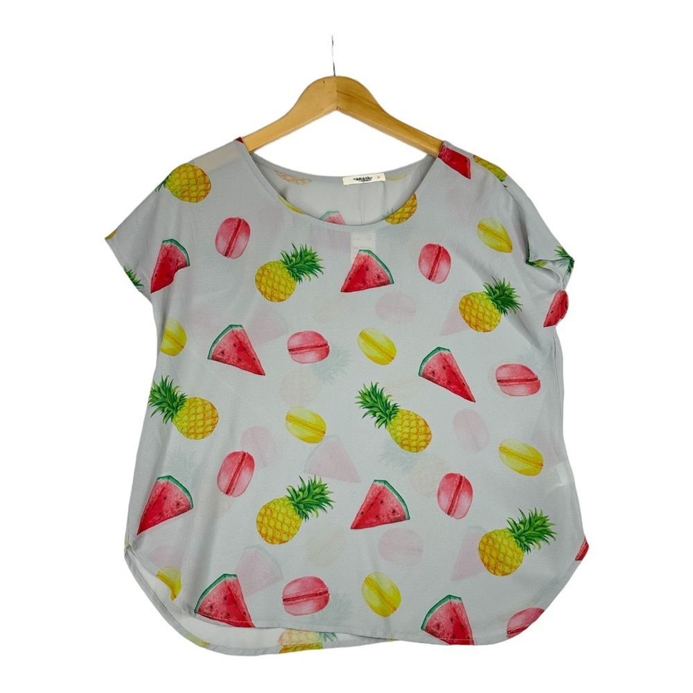 Le Lis Fruit Blouse‎ Size M